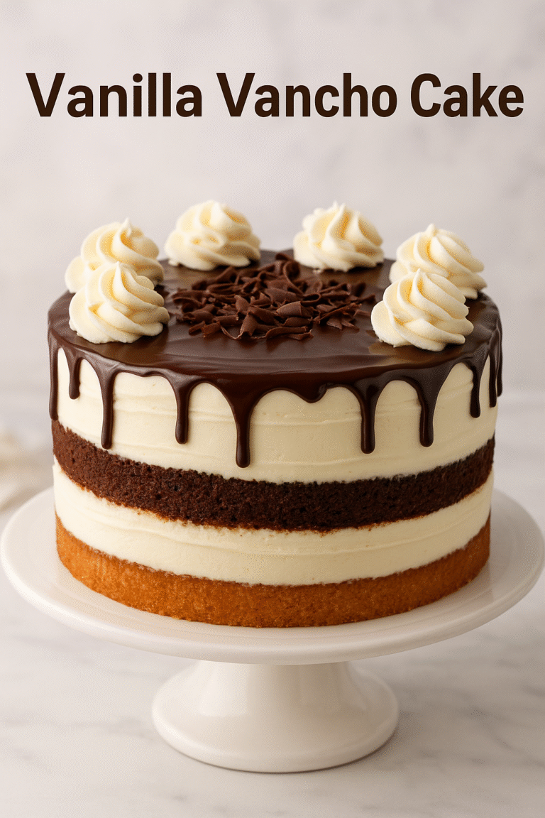 Read more about the article Vanilla Vancho Cake- APerfect Blend of Elegance